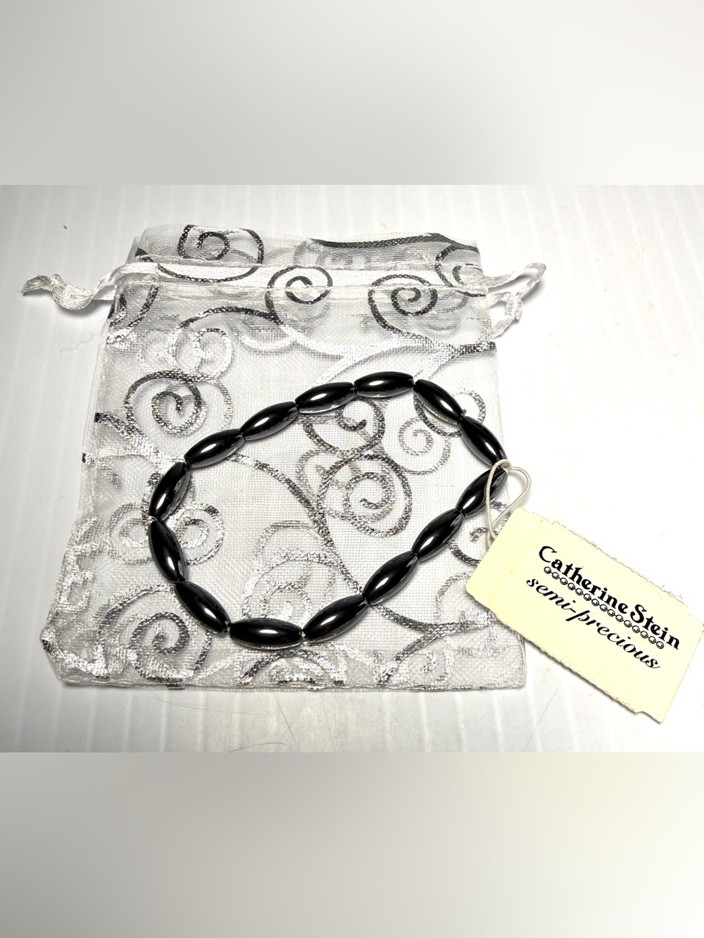 Catherine Stein Black Onyx, Gemstone Bead Bracelet